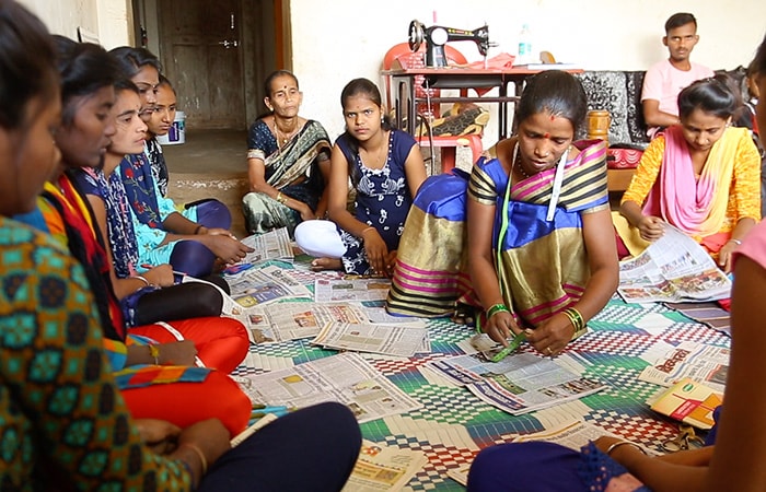 Continuing its work towards sustainability, USHA partnered with The Corbett Foundation (TCF) in Maharashtra where it provided skill development training to women from tribal communities living in villages near forests in Thane. The aim is to help the communities that are largely dominated by tribal population that are dependent on forests for food, fuel and livelihood to engage in alternate activities for earning income and reduce the pressure on already depleting forests.