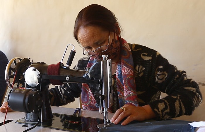 According to Rigzin Yangdol, CEO, Looms of Ladakh, it is difficult for the local people to buy the products handmade by women because the prices are high. Therefore, the sale of authentic Pashminas and other handmade garments depends on tourists visiting the place. She said that along with helping women have a sustainable livelihood and access to new markets, the initiative has helped in building their skills in various techniques for stitching and machine repairing.