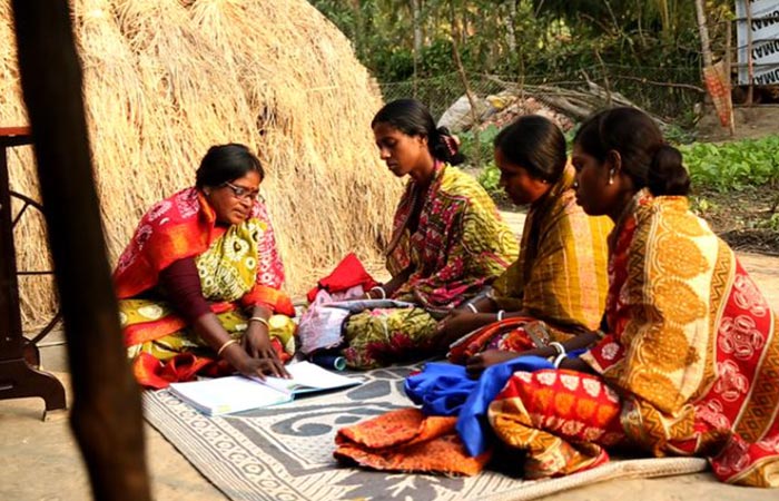 When USHA offered a week-long tailoring course, Namita underwent the training session and within a week she started her own silai school with five students. Today, she is involved in making Kantha and other work as per the demand and earns Rs. 3000 - 3500 every month.