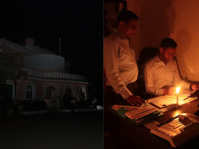 Earth Hour 2025: अचानक बंद हो गई सीएम हाउस की लाइट, मोमबत्ती की रोशनी में काम करते दिखे कर्मचारी