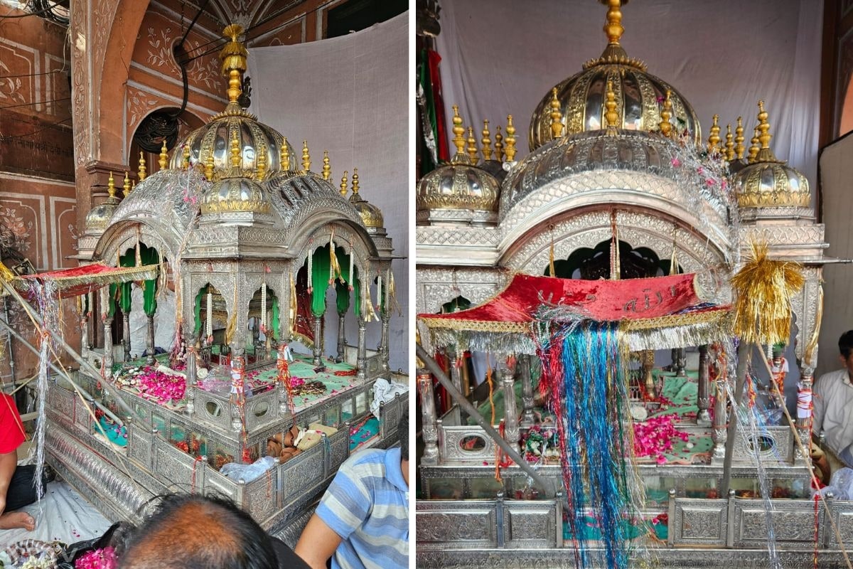 Muharram 2024 Tajiya Pics: हजरत इमाम हुसैन की शहादत को याद करते हुए बुधवार 17 जुलाई को पूरी दुनिया में मुर्हरम मना. इस दौरान ताजिया जुलूस में लोग हैरतअंगेज करतबें भी दिखाते मिले. बात राजस्थान की करें तो राजधानी जयपुर, जोधपुर, उदयपुर, बीकानेर, सीकर, झालवाड़ सहित प्रदेश के सभी जिलों में ताजिया जुलूस निकले. यह तस्वीर जयपुर राजघराने की विशिष्ट ताजिया की है, जो 10 किलो सोना और 60 किलो चांदी से बनी है.
रिपोर्ट और तस्वीरें- एनडीटीवी राजस्थान टीम