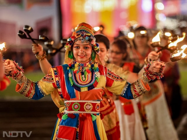 पिंक सिटी जयपुर में गरबा का जश्न
