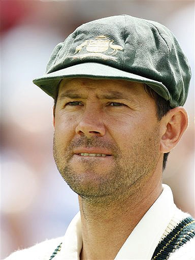 Australia captain Ricky Ponting is seen after England bowled out Australia on the fifth day of the second Ashes Test at Lord's cricket ground in London on Monday. (AP Photo) Ashes: 2nd Test, Day 5