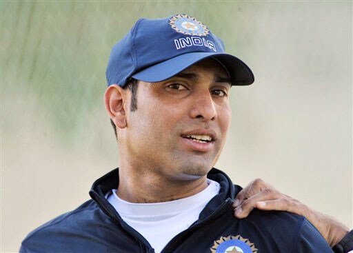 India's VVS Laxman receives treatment to his shoulder at the Test players first net session prior to their forthcoming three Test series against New Zealand in Hamilton on Thursday. (AP Photo) India Test players at nets