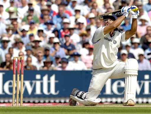 India's Mahendra Singh Dhoni in action the second day of the third cricket test match against England at The Oval, in London on Friday. India vs England, 3rd Test - Day 2