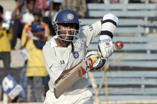 Wasim Jaffer plays a shot during the second day of first Test of Future Cup series in Chennai on Thursday, March 27, 2008. South Africa scored 540 in the first innings against India. Day 2: India vs SA, 1st Test