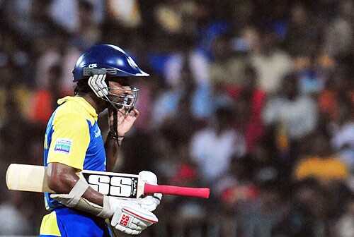 Kumar Sangakkara walks back to the pavilion after his dismissal during the fifth and final One-Day International match between Sri Lanka and Pakistan at The R Premadasa Stadium in Colombo. (AFP Photo) Pak vs SL: 5th ODI