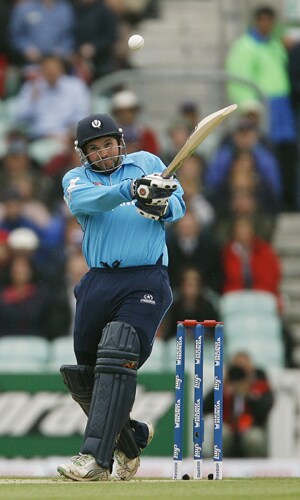 Ryan Watson of Scotland hits the ball during the ICC World Twenty20 match against New Zealand at The Oval in London. (AFP Photo) WT20: NZ vs SCO