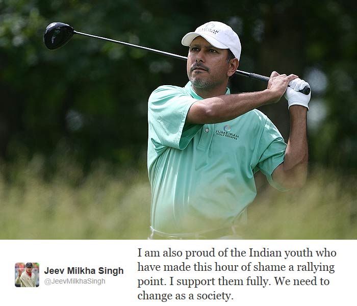Jeev further praised the Indian youth for standing up for the cause: "I am also proud of the Indian youth who have made this hour of shame a rallying point. I support them fully. We need to change as a society."