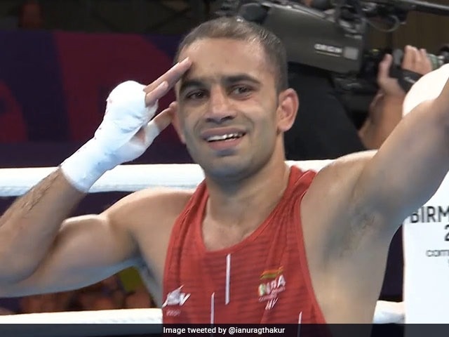 Photo : Amit Panghal, Nikhat Zareen Win Gold On Day 10 Of CWG