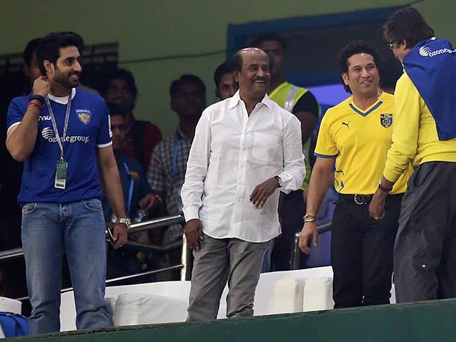 Amitabh Bachchan, Rajinikanth Cheer ISL Football