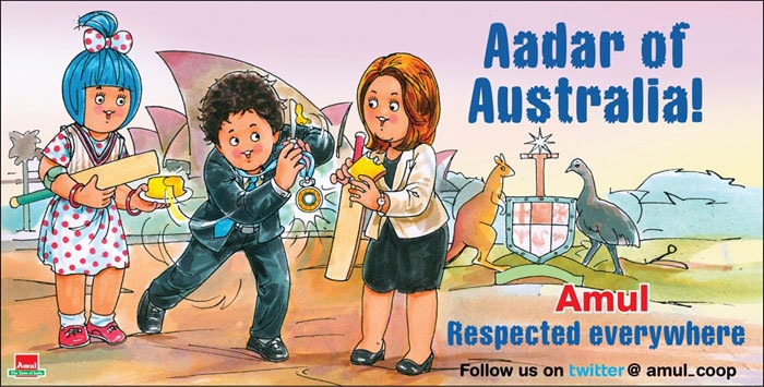 Sachin being hailed when he was chosen for the prestigious 'Order of Australia' honour. Amul's tribute to Sachin, over the years