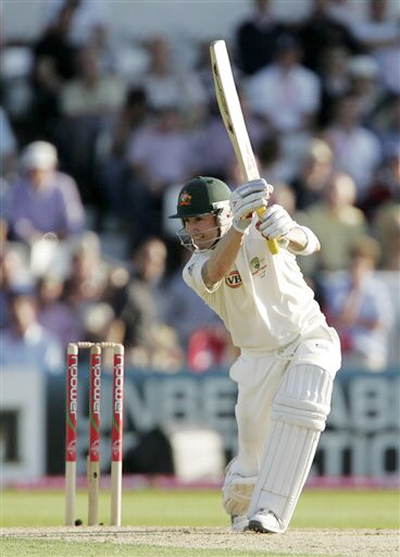 Michael Clarke plays a shot off the bowling of James Anderson on Day 1 of the fourth Test between England and Australia in Leeds. (AP Photo) Ashes: 4th Test, Day 1