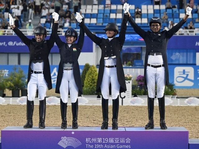 Photo : Asian Games, September 26: Equestrian Team Adds Historic Gold
