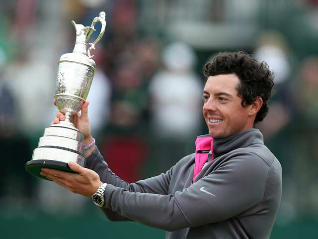 Photo : Rory McIlroy Wins British Open as Tiger Woods Falters