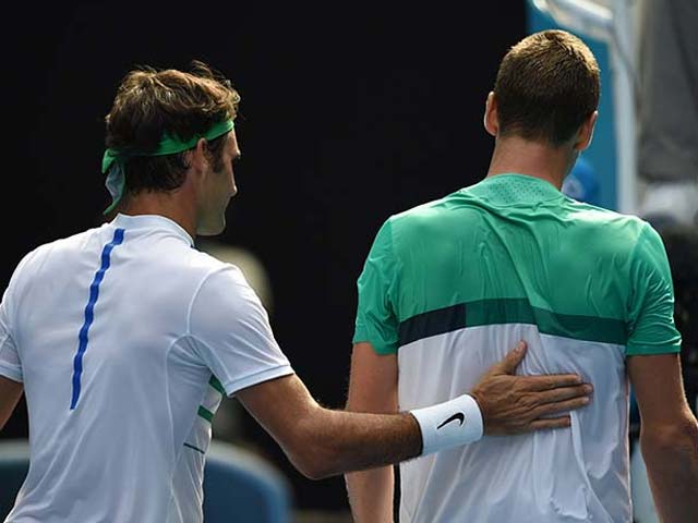 Photo : Australian Open Day 9: Roger Federer, Novak Djokovic Seal Semifinal Spots