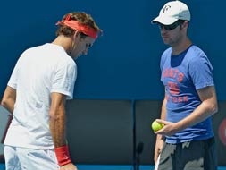 Tennis stars and their high-profile coaches