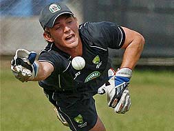 Australian players sweat it out in India