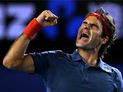 Photo : Australian Open, Day 10: Federer sets up semi-final vs Nadal