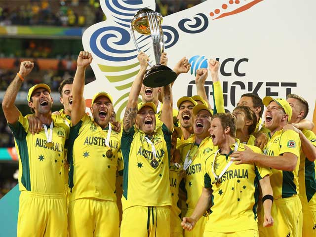 वर्ल्डकप में न्यूजीलैंड को हराकर ऑस्ट्रेलिया  ऐसे बना विश्व विजेता, देखिए जश्न की तस्वीरें