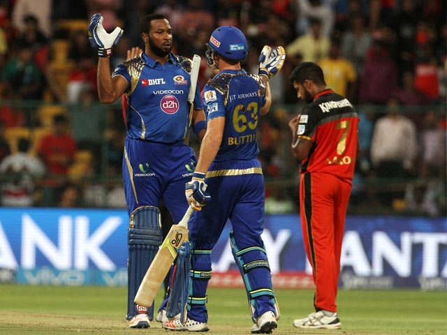 Kieron Pollard, Jos Buttler Help Mumbai Blow Away Bangalore