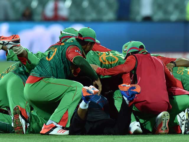 World Cup: Bangladesh's Historic Win Sparks Wild Celebrations in Dhaka