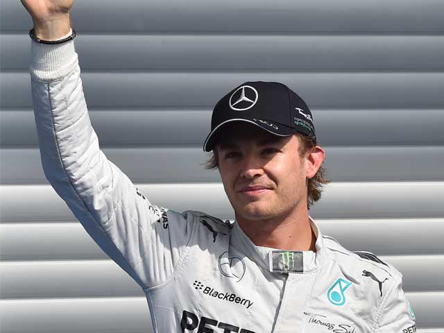Photo : Belgian GP: Nico Rosberg Takes Pole Position