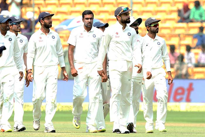India defeated Australia by 75 runs to level the four match series 1-1. Chasing 188 runs to win, the visitors were bowled out for 112 runs India Beat Australia By 75 Runs To Win 2nd Test, Level Series 1-1