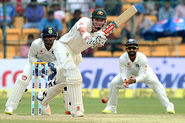 Matt Renshaw completed his third Test fifty in the second session Bengaluru Test, Day 2: Indian Bowlers Fight But Australia Take 48-Run Lead