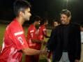 Photo : TUCC: When stars descended to greet young cricketers