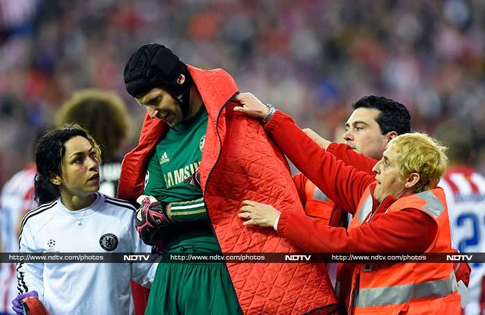 Petr Cech's season is over, don't ask me technically but his season is over: Chelsea manager Jose Mourinho said. Champions League: Defensive Chelsea hold Atletico Madrid