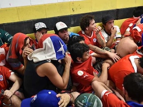 Ticketless Chilean Fans Ravage Maracanas Press Box