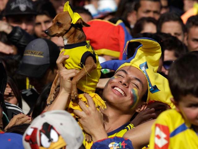 Photo : FIFA World Cup: Colombia Dance Their Way Into The Quarters