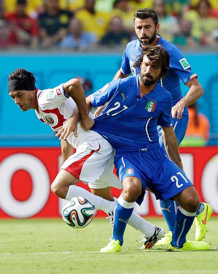 Costa Rica, Italy pull off upset wins