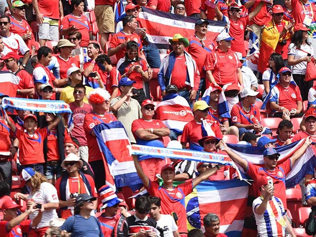 Photo : Costa Rica Stages World Cup Upset, Beat Italy 1-0
