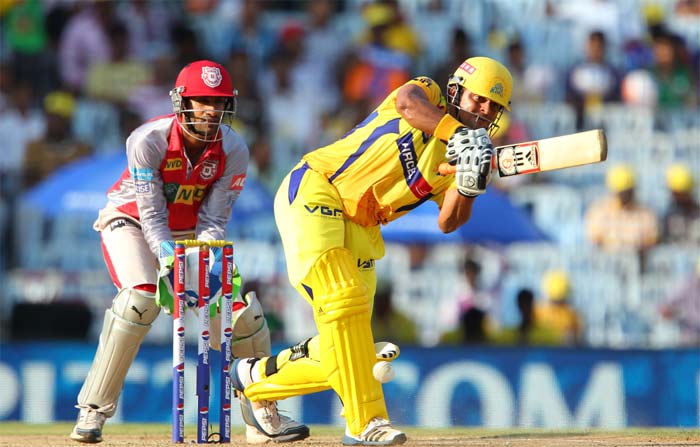 Raina started off slow and was a little circumspect. (Image credit BCCI) Suresh Raina's blistering knock