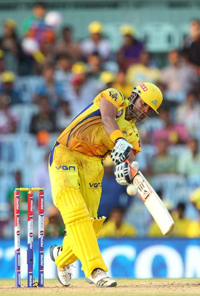Raina's century came off 53 balls and it was his effort that helped the Chennai Super Kings to a 15-run win over Kings XI Punjab. (Image credit BCCI) Suresh Raina's blistering knock