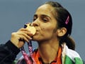 Photo : CWG, Day 11: Saina's Gold makes India No. 2