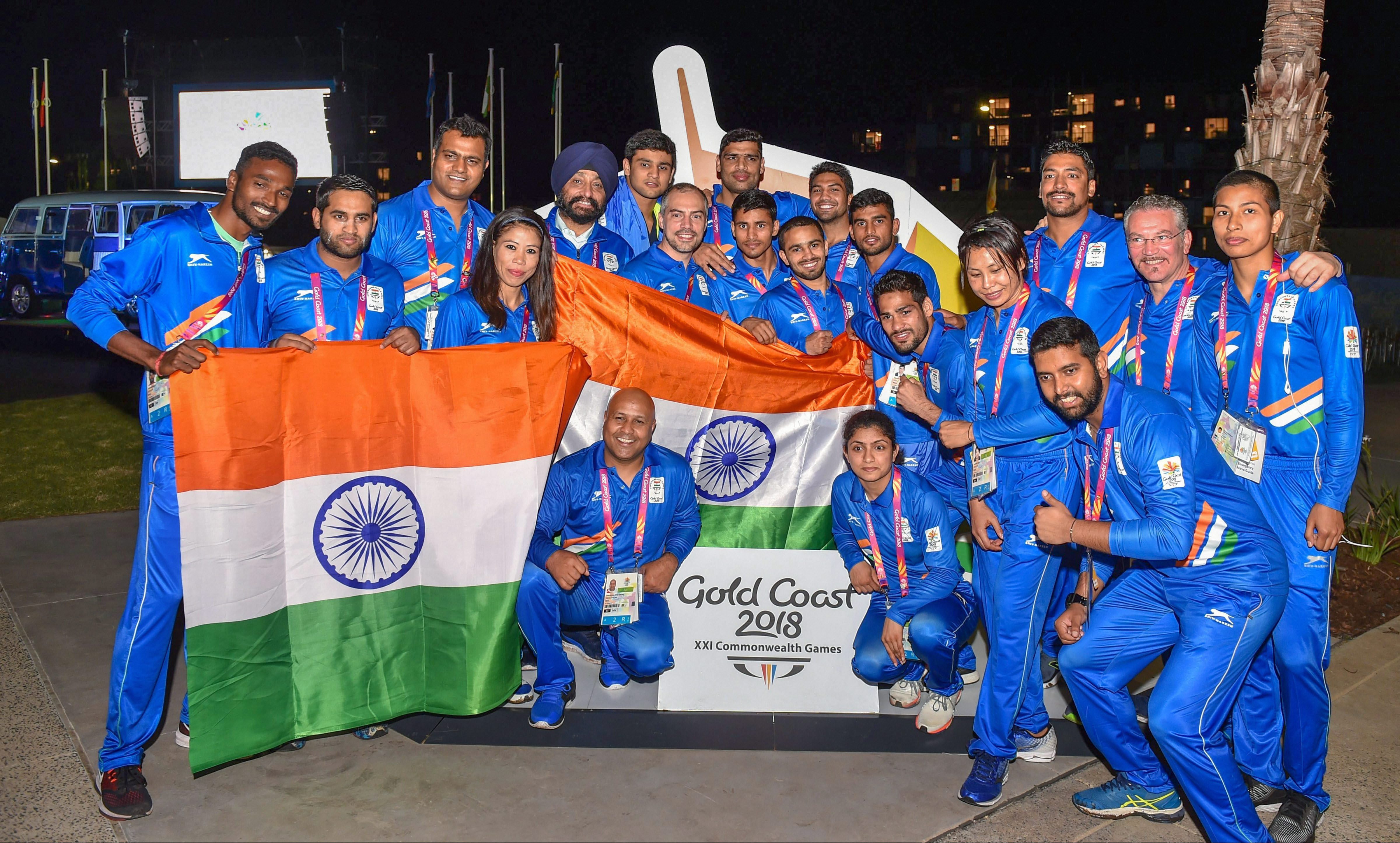 Indian Contingent At 2018 Commonwealth Games