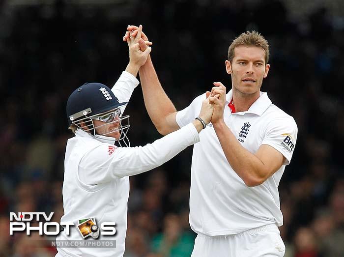 Tremlett punctured another hole immediately after, sending Harbhajan back for a duck to push India back again in what was reflective of a see-saw battle. 1st Test: England vs India (Day 3)