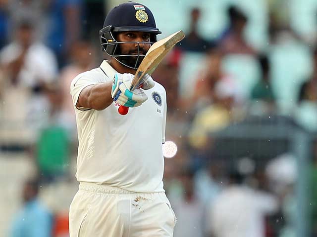 Rohit, Saha Put India in Commanding Position