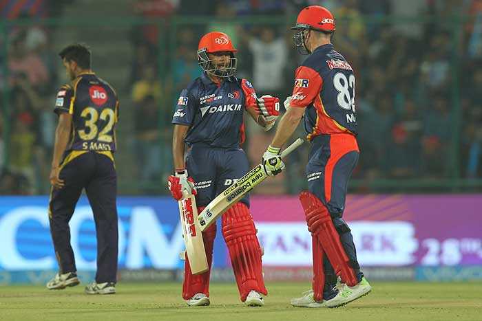 आईपीएल 2018: दिल्ली डेयरडेविल्स ने कोलकाता नाइट राइडर्स को 55 रन से हराया