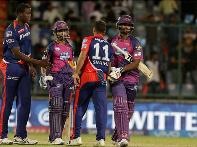 IPL: Ajinkya Rahane Fifty Gives RPS Vital Win Over DD, Keeps Their Campaign Afloat