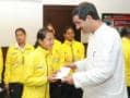 Photo : Indian Junior Women Hockey team felicitated by Sports Ministry