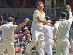 The Ashes: Late wickets give Australia the advantage on Day 2 in Perth
