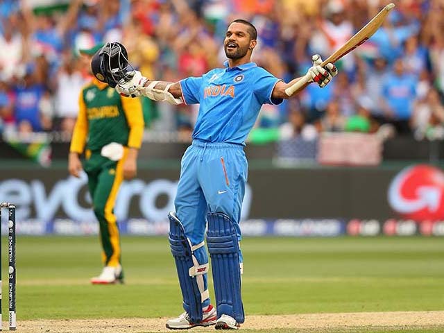 Photo : Deadly Dhawan Destroys South African Bowling