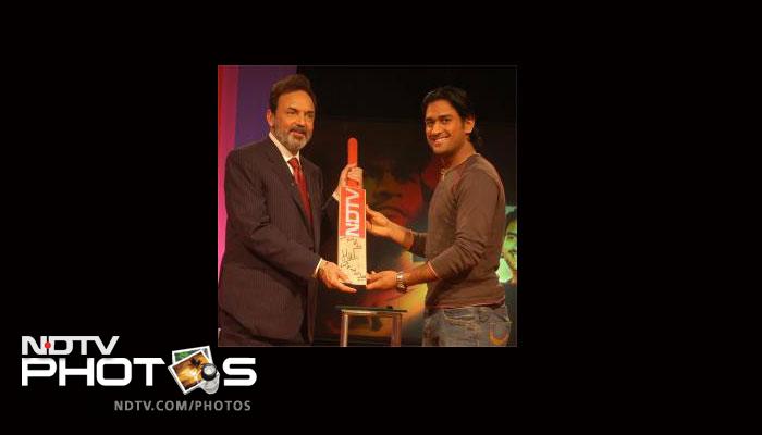 After he led India to the T20 World Cup win in 2007, he was presented with NDTV Indian of the Year award.