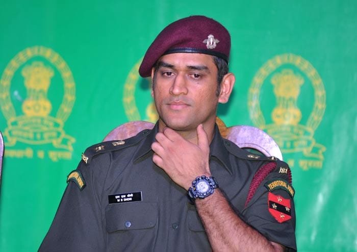 MS Dhoni was presented with an honourary rank of Lt. Colonel in the Indian Army on Tuesday, November 1.