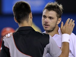 Photo : AUS Open: Stanislas Wawrinka sends defending champ Novak Djokovic packing