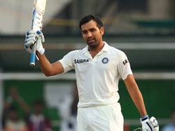 Rohit Sharma stars with debut ton, India on top in Eden Test